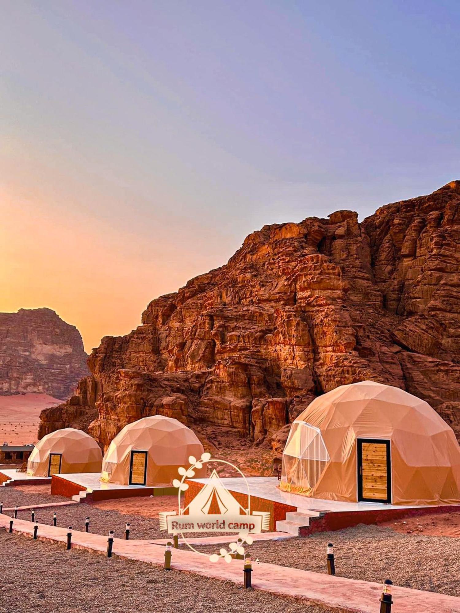 Rum World Bubble Luxury Camp Wadi Rum Eksteriør billede