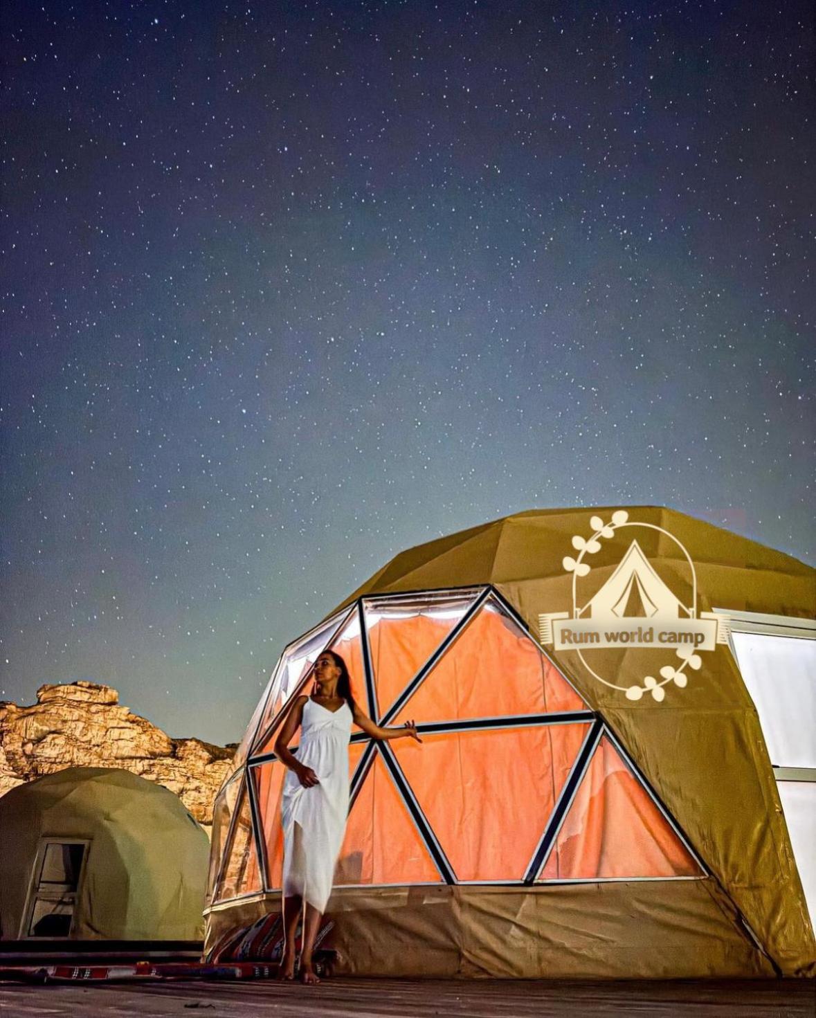 Rum World Bubble Luxury Camp Wadi Rum Eksteriør billede