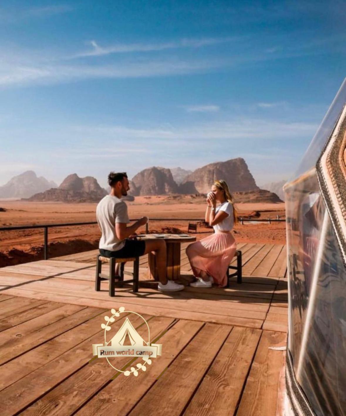 Rum World Bubble Luxury Camp Wadi Rum Eksteriør billede
