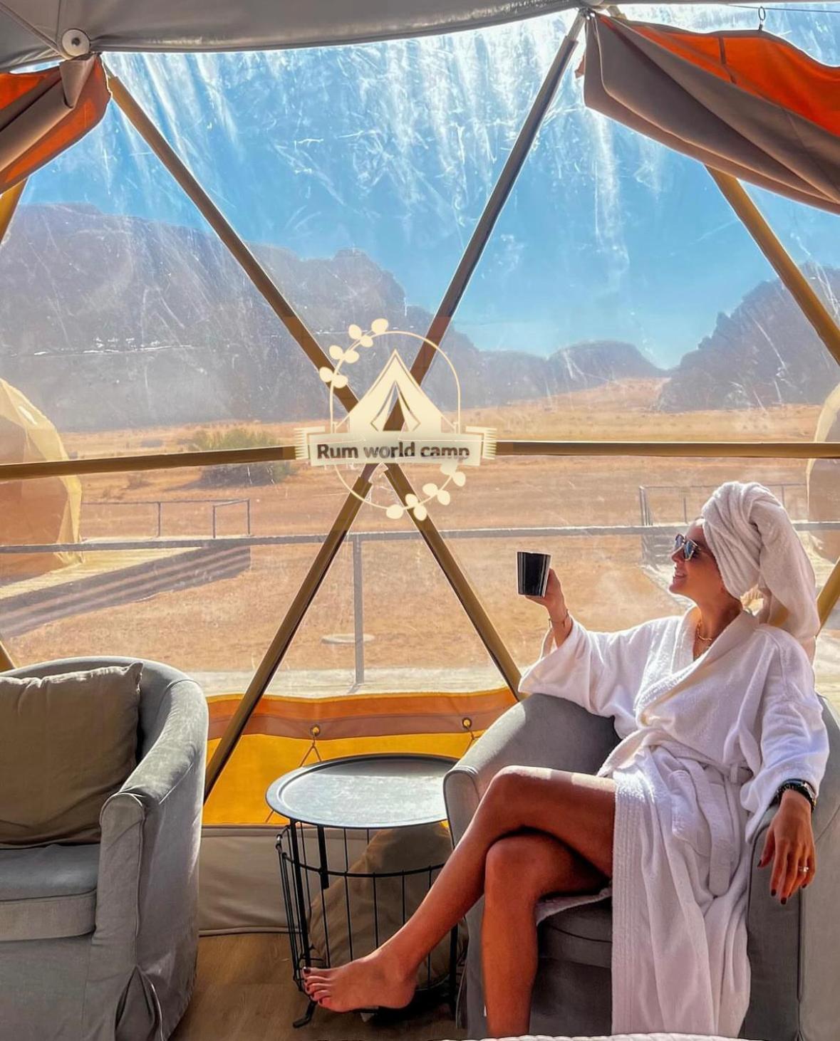 Rum World Bubble Luxury Camp Wadi Rum Eksteriør billede