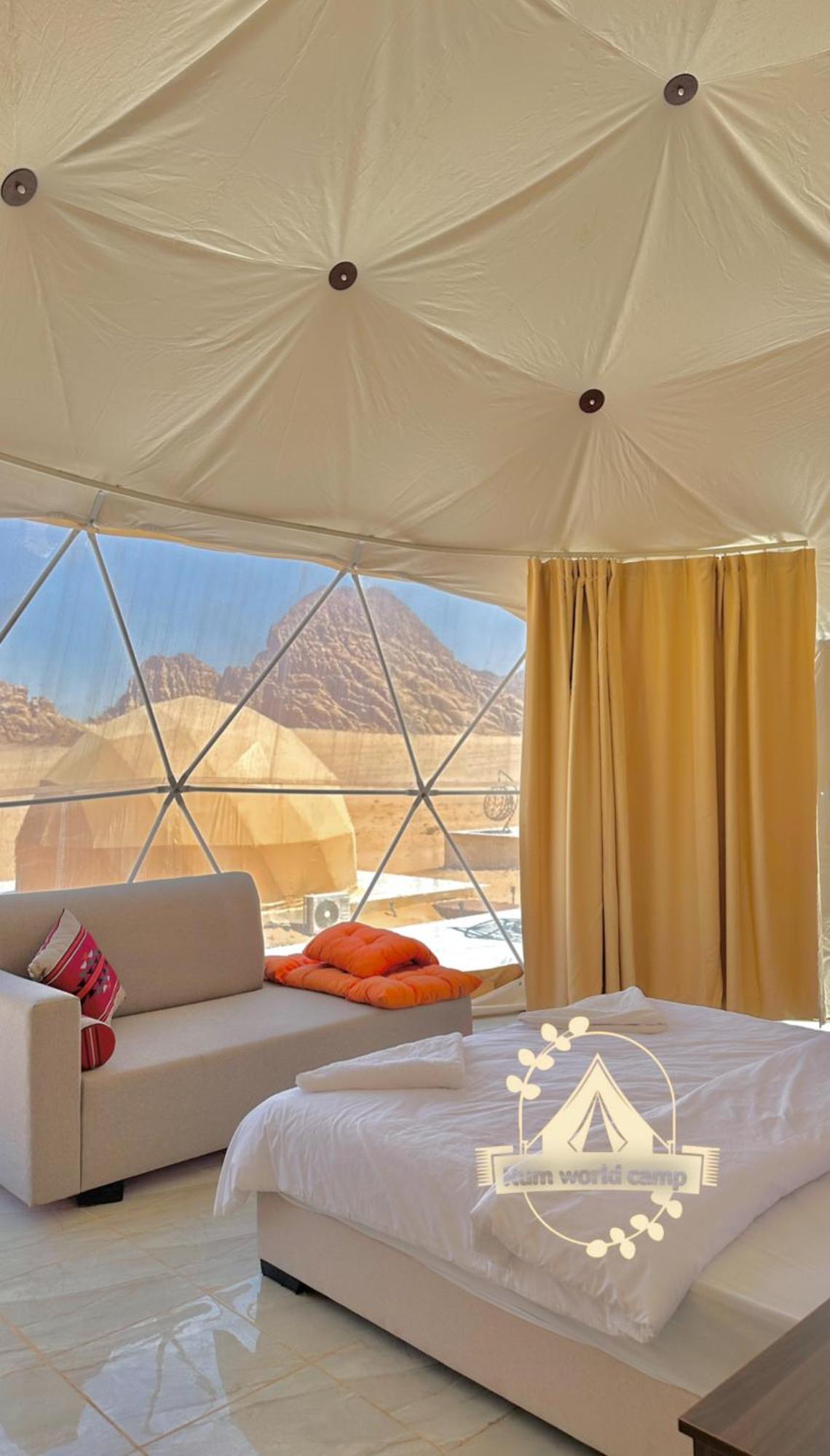 Rum World Bubble Luxury Camp Wadi Rum Eksteriør billede