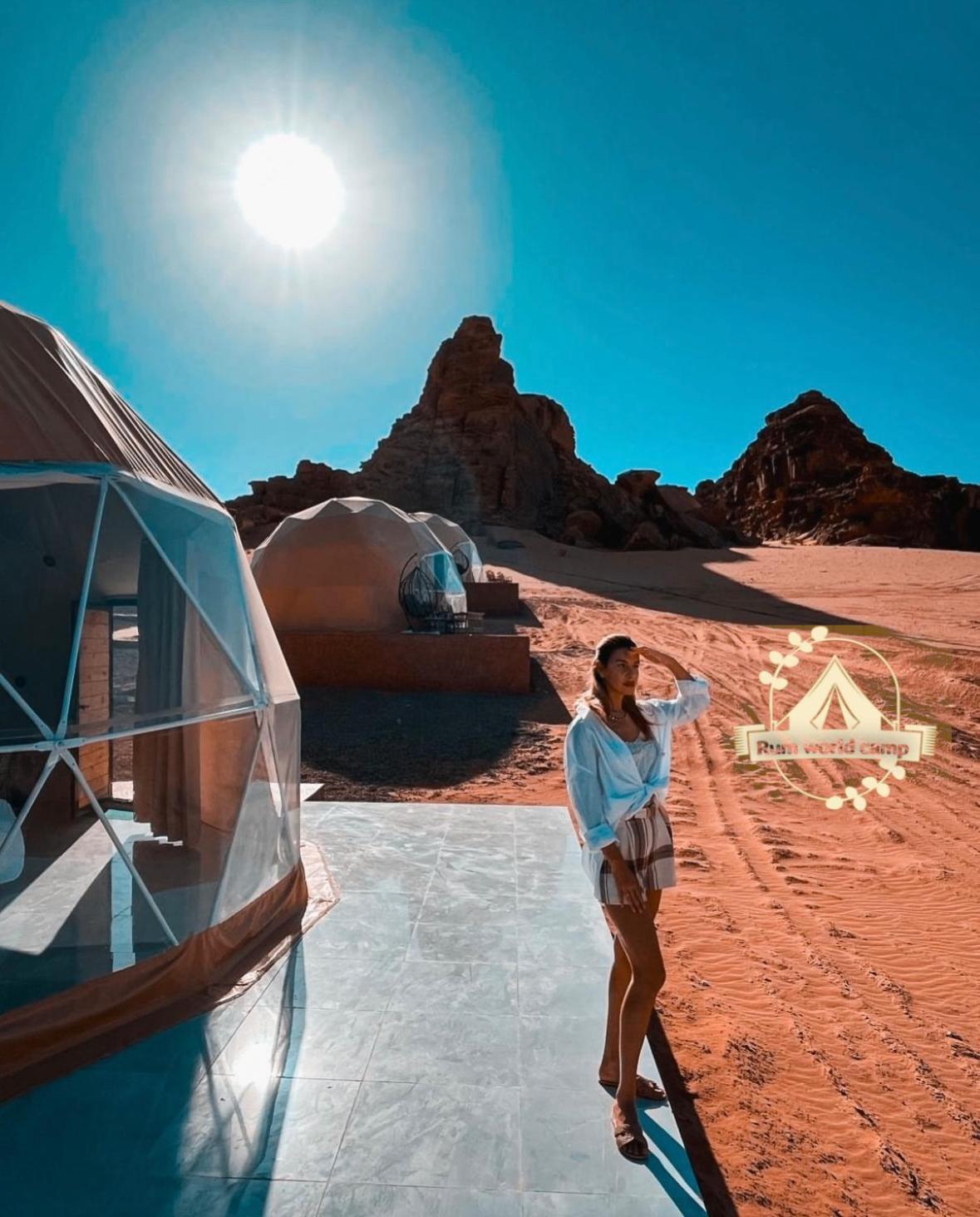Rum World Bubble Luxury Camp Wadi Rum Eksteriør billede