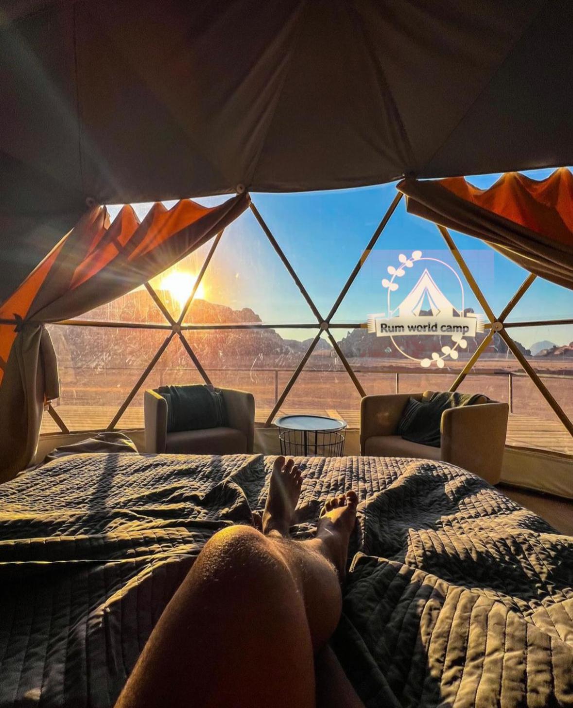 Rum World Bubble Luxury Camp Wadi Rum Eksteriør billede