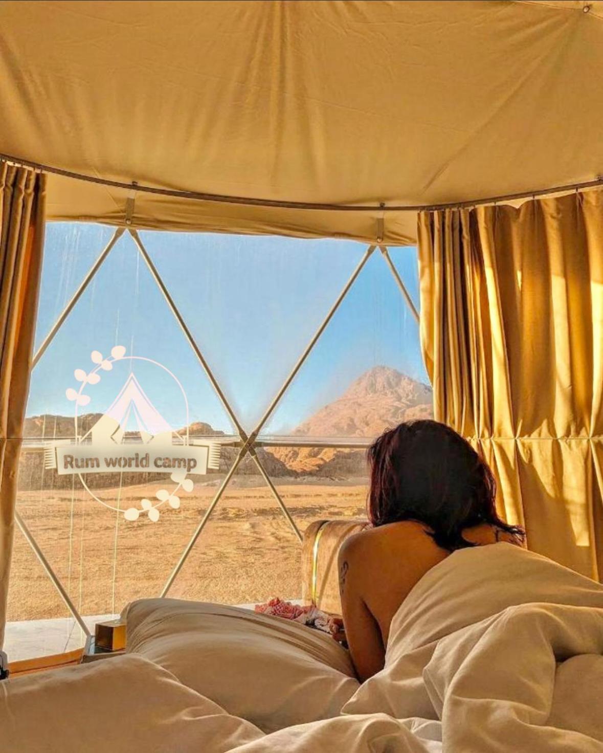 Rum World Bubble Luxury Camp Wadi Rum Eksteriør billede