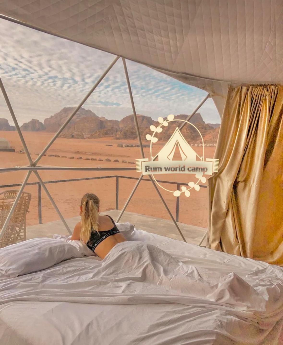 Rum World Bubble Luxury Camp Wadi Rum Eksteriør billede