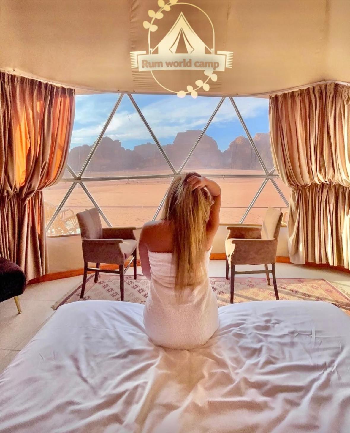 Rum World Bubble Luxury Camp Wadi Rum Eksteriør billede