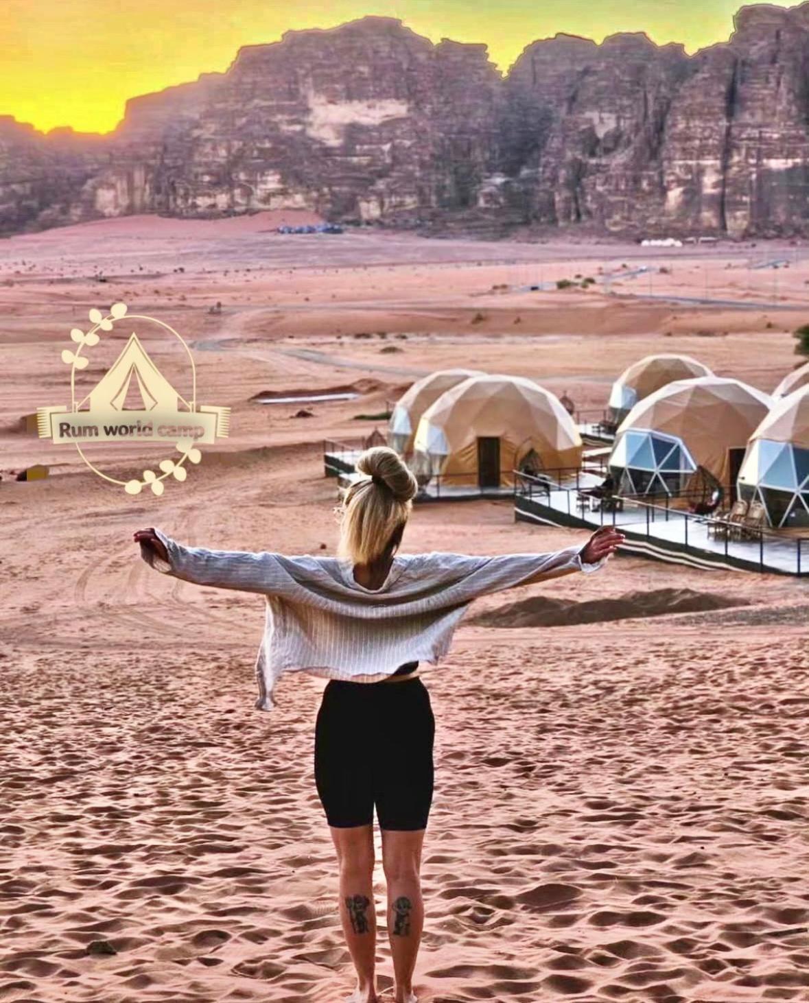 Rum World Bubble Luxury Camp Wadi Rum Eksteriør billede