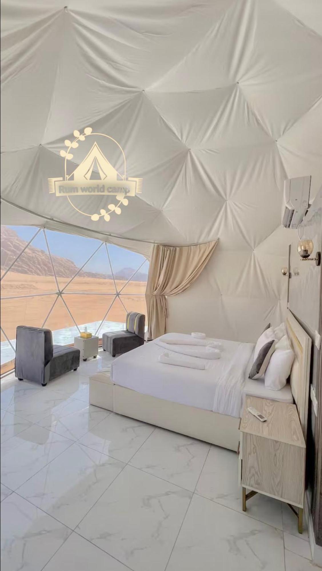 Rum World Bubble Luxury Camp Wadi Rum Eksteriør billede